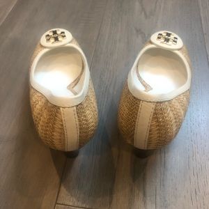 Tory Burch Sally Straw Wedges